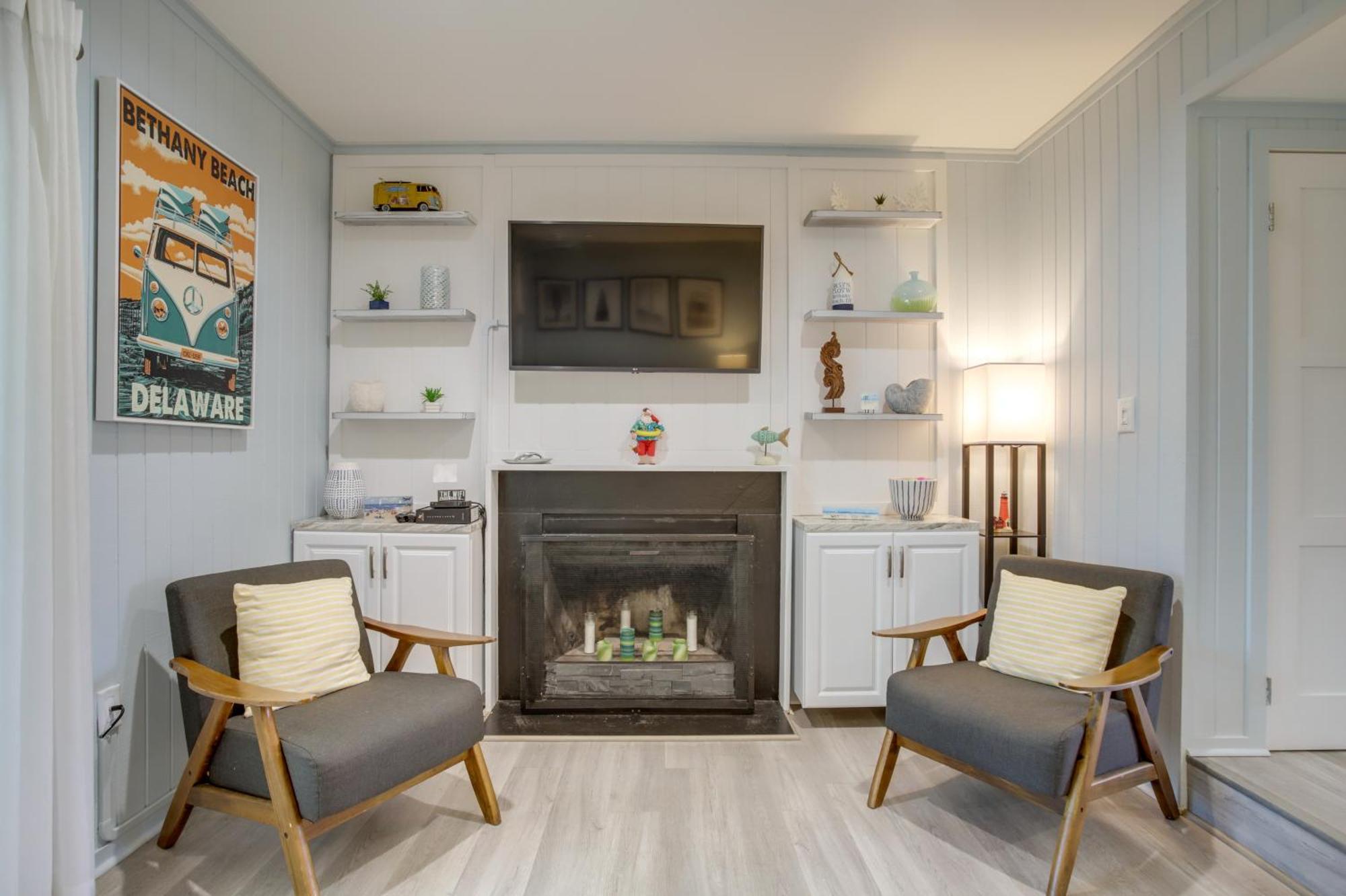 Townhome With Screened Porch 1 Mi To Bethany Beach! *